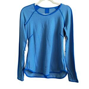 Lululemon Runder Under‎ Blue Stripe size 8